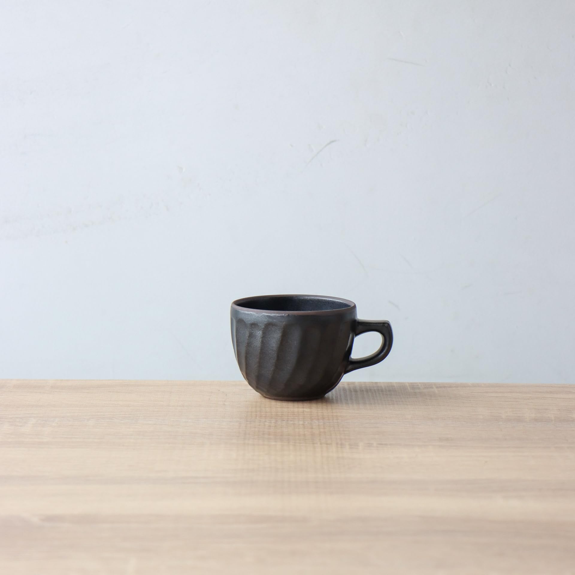 Hasami Ware Mini Mug Black Ceramic 6.8oz Microwave Safe Made in Japan