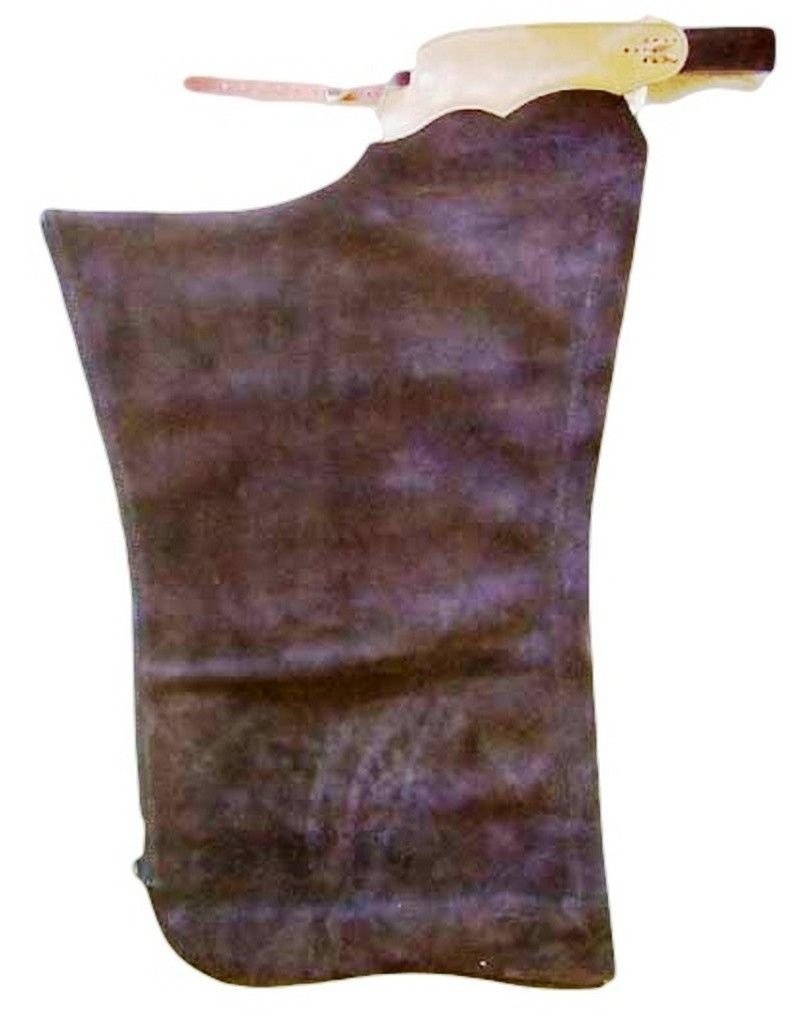 B Bar B Western Chaps Adult Shotgun Latigo Basic M Brown 05-05-0101
