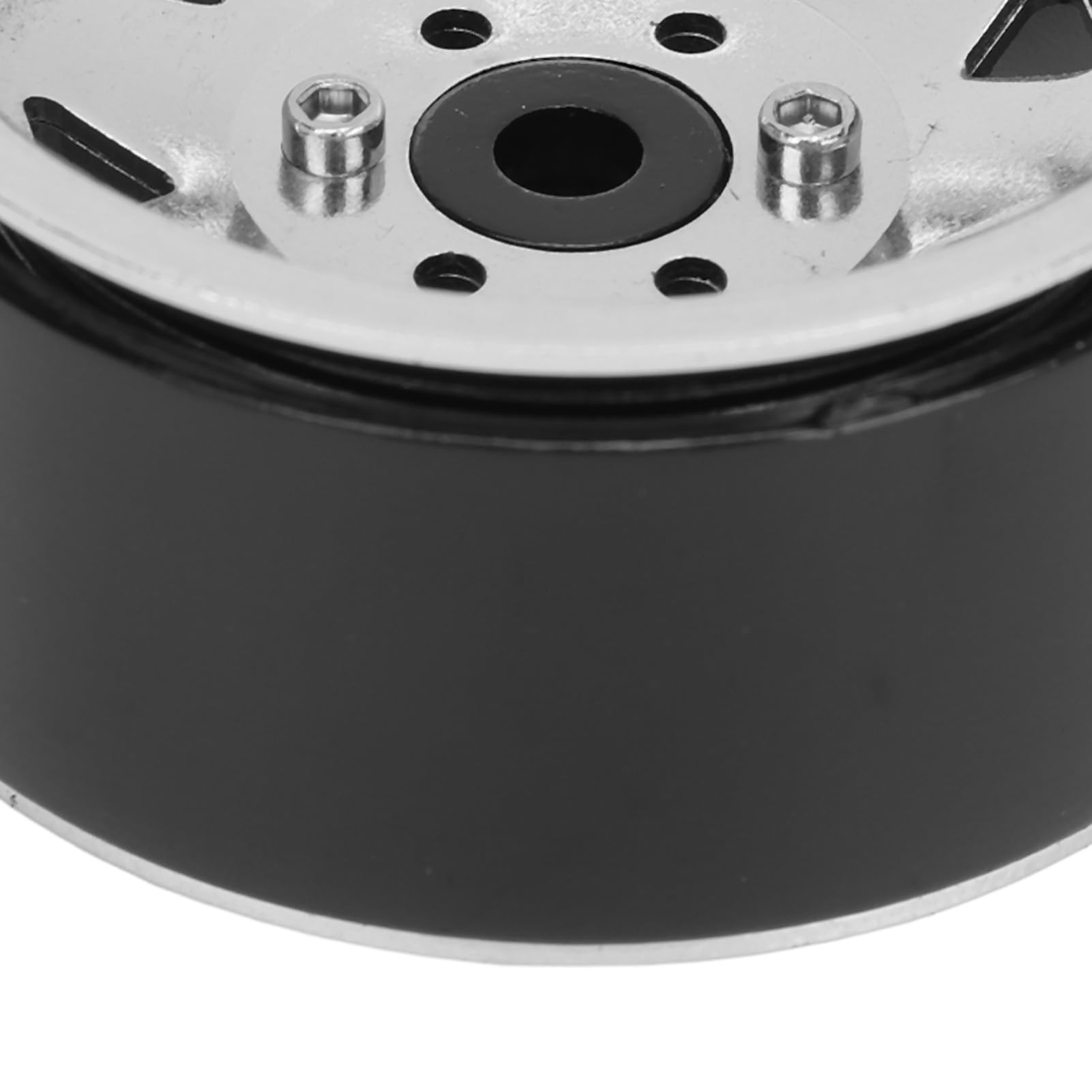 1,9-calowe felgi RC Uniwersalne dopasowanie Mocne wsparcie 8-ramienne felgi do kół Axial SCX10 SCX10 II SCX10 III Wysoka trwałość Konstrukcja ze stali stopowej cynku Zwiększona (Srebrny)