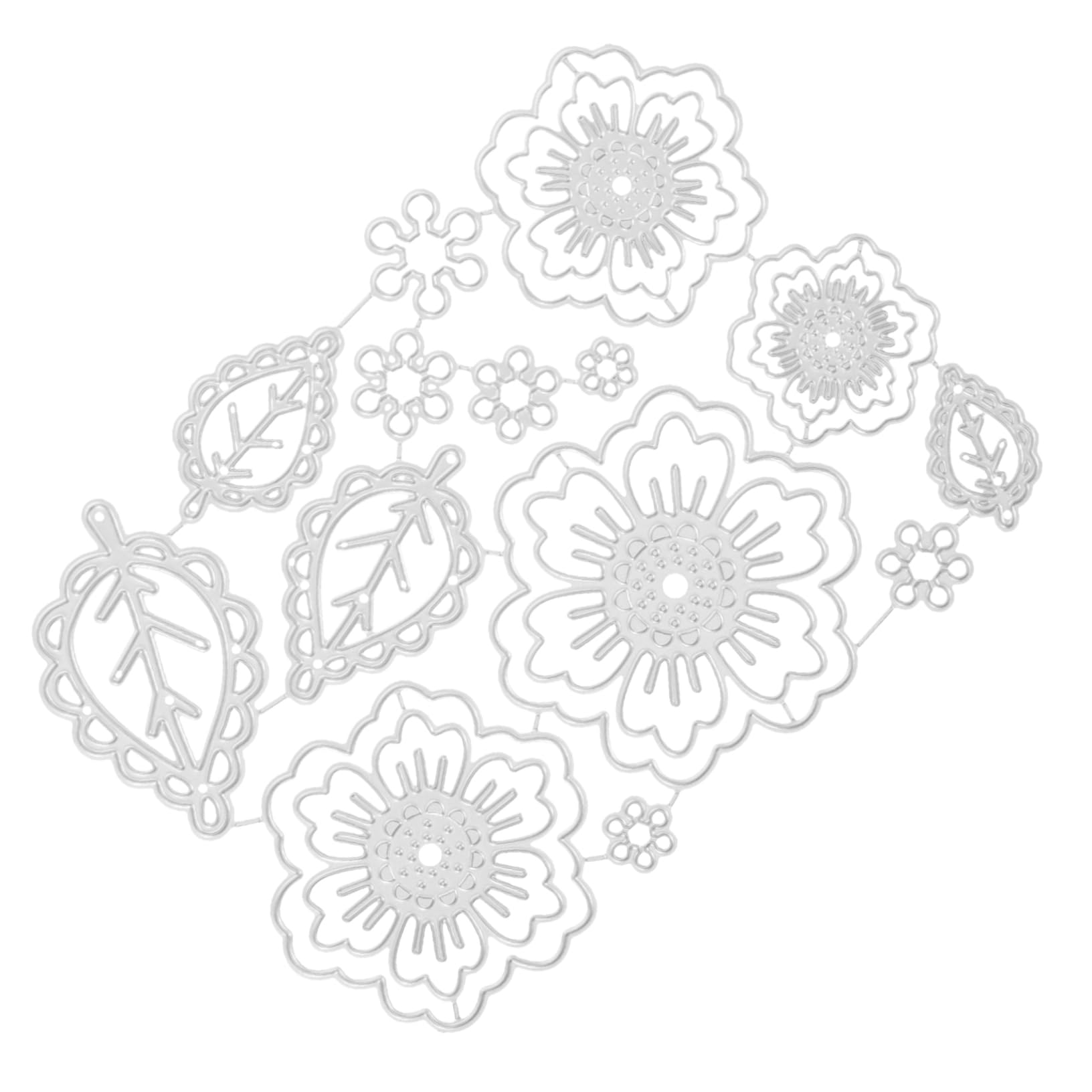 Amazon | TOPPERFUN カッティングダイ 属製 手芸用 切り抜き型 花