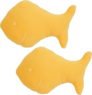 NIOROKKUSU 2 Packs Fish Plush Pillows, 13-inch Stuffed Animal Pillow for Theme Party Decorations, Birthday Gifts