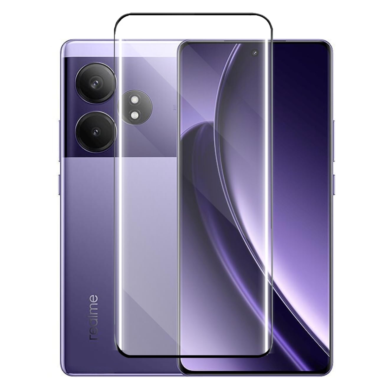 Designerz hub® Realme GT 6 Tempered Glass | 9H Full Glue Full HD, Shatterproof, Anti Scratch Screen Guard for Realme GT 6 (B0D1BXZXSD) Amazon Price History, Amazon Price Tracker