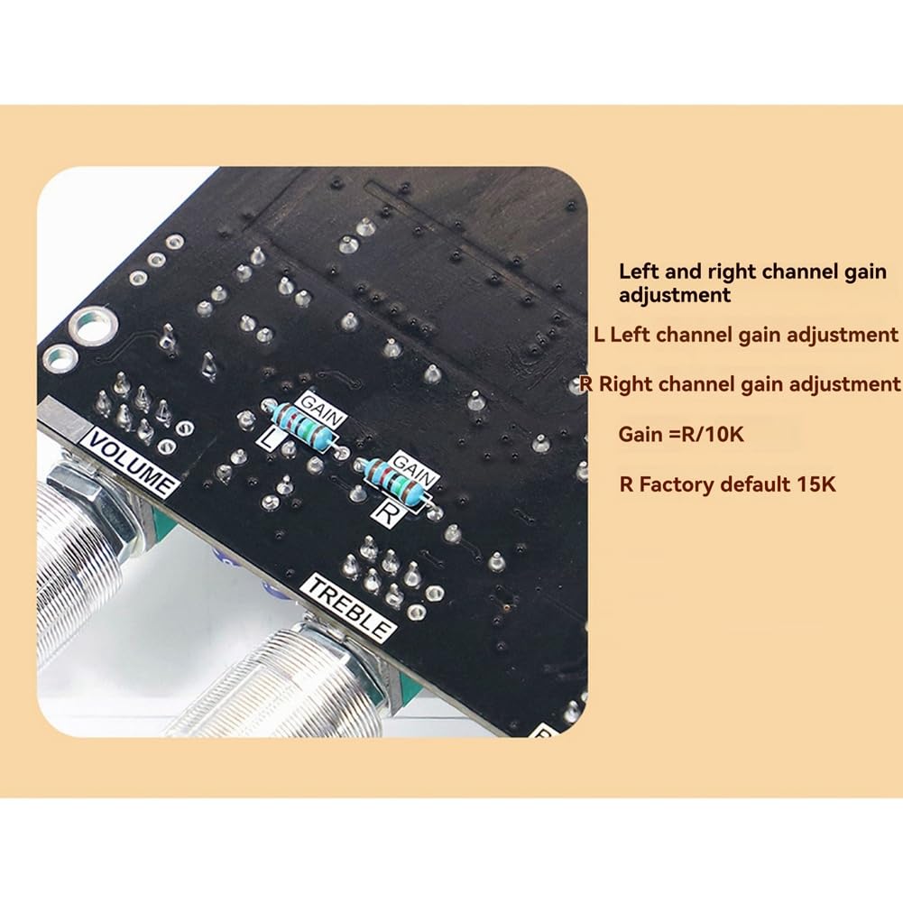 Conseil D'Amplificateur Audio Bluetooth XY-T3002P 300Wx 2 Module D'Amplificateur Audio TPA3255 avec Boîtier et Subwoofer Stéréo AMP Board