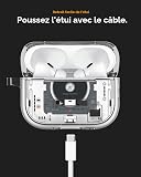 Spigen Cover Ultra Hybrid MagFit Compatible con AirPods Pro 3 (3a Generazione 2025) con Moschettone, Custodia AirPods Pro 3 - NeoOne - 7