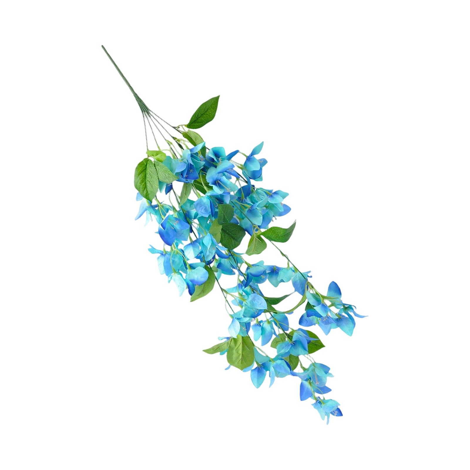 Decorative Flower Wall Branch with Silk-Like Bougainvillea Petals, 31.5 in Accent for Home and Event Display Use Artificial Bougainvillea Wall Drape Faux Flower Decor Cascading Floral Branch Silk Home