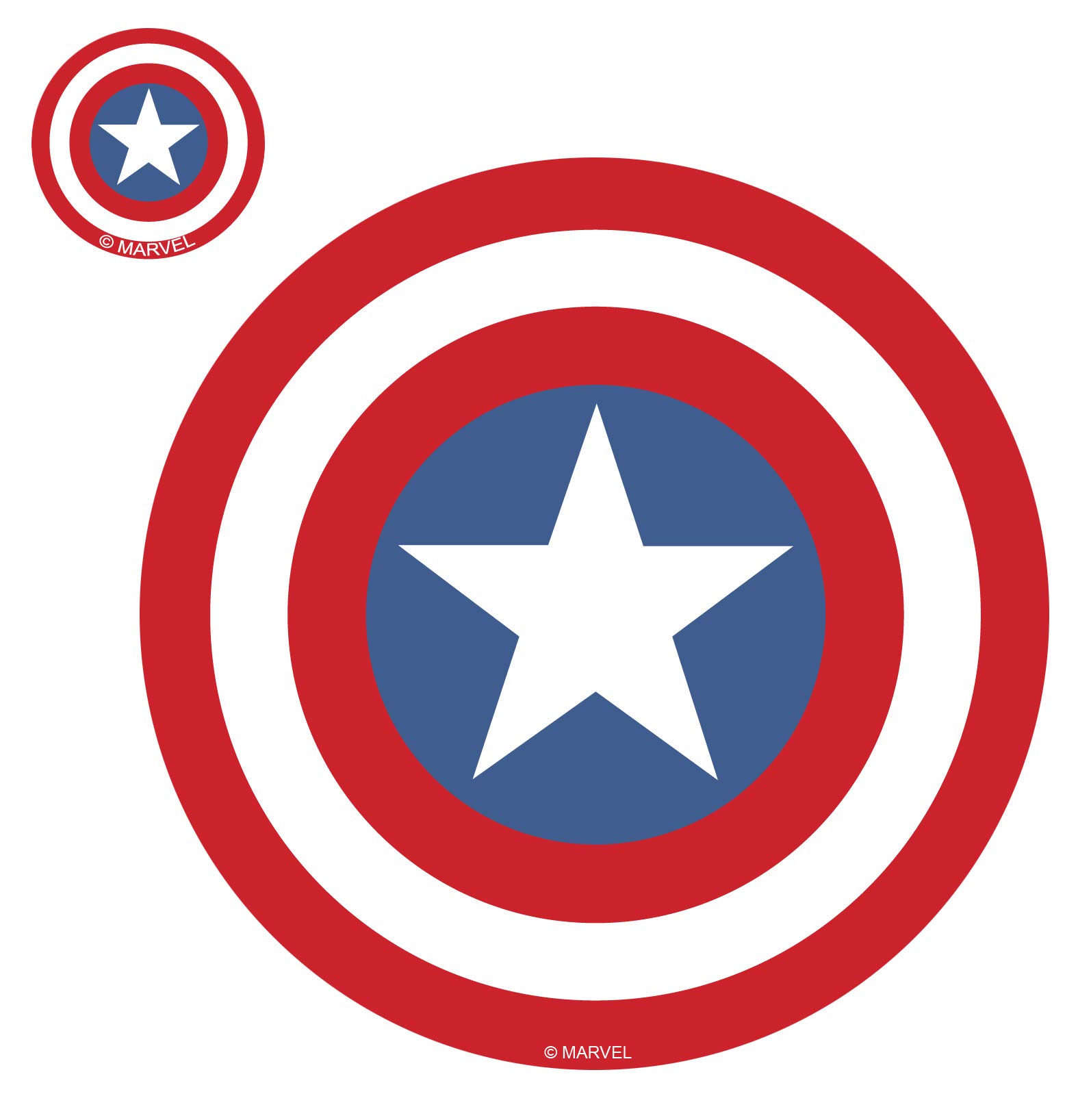 Amazon.com: Captain America 6x8 Stick Onz Decal : Automotive