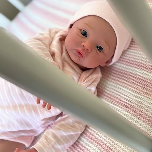 Miniatura 4 de Pinky Lovely - Muñecas de bebé Reborn de aspecto real, de 19 pulgadas, 18.9 in, muñecas realistas de bebé recién nacido, muñeca de bebé realista,