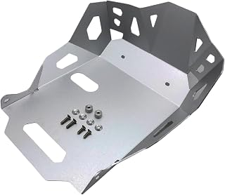 Motorcycle Skid Bash Plate Direct Replaces Motorbike Accessories Repair Parts Belly Pan Skid Plate for Suzuki for V-strom 800DE(Silver)