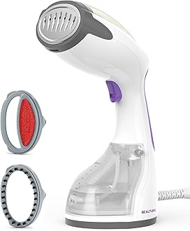BEAUTURAL Steamer for Clothes, Portable Handheld Garment Fabric Wrinkles Remover, 30-Second Fast Heat-up, Auto-Off, Large Detachable Water Tank