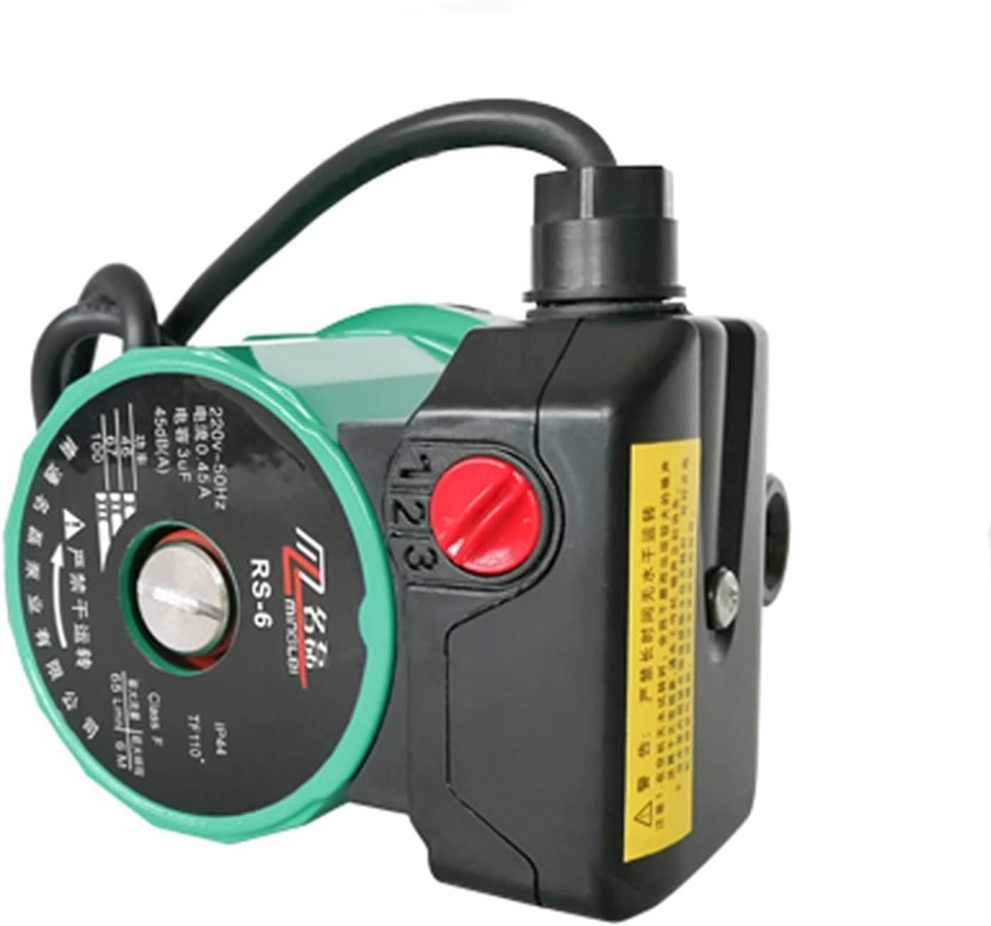 Mini Submersible Portable Electric Water Pump 3/4 "165W Fully Automatic Heating Cycle Pump 220V Domestic Heating Hot Water Cycle Pump Ultra-quiet Booster Pump(6 point)