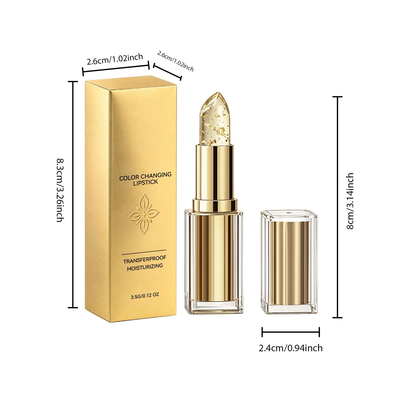 Color Changing Lipstick, pH Adjusting Lipstick, Moisturizing Lip Balm