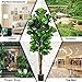 Goplus Fake Fiddle Leaf Fig Tree, 6FT Tall Artificial Tree Greenery Plants in Pots, Decorative Faux Trees for Indoor Home Office