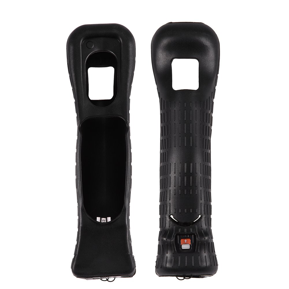 Zerone Motion Plus Adattatore Accessorio per Telecomando con Cover in Silicone per Remote Controller(Nero)