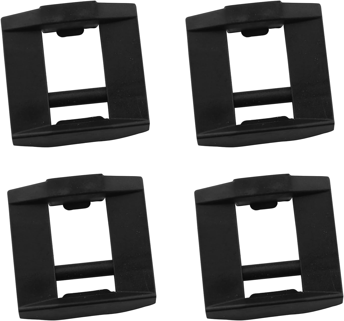 LQ Industrial 4PCS 53x55mm Toolbox Lock Buckle Black Plastic Latch Power Tool Replacement Part Suitable for Workshops and Construction Sites