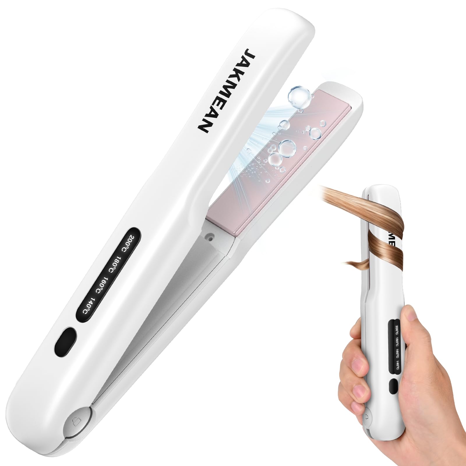 Amazon.co.jp: コードレスヘアアイロン 2WAY 18mmプレート ストレート