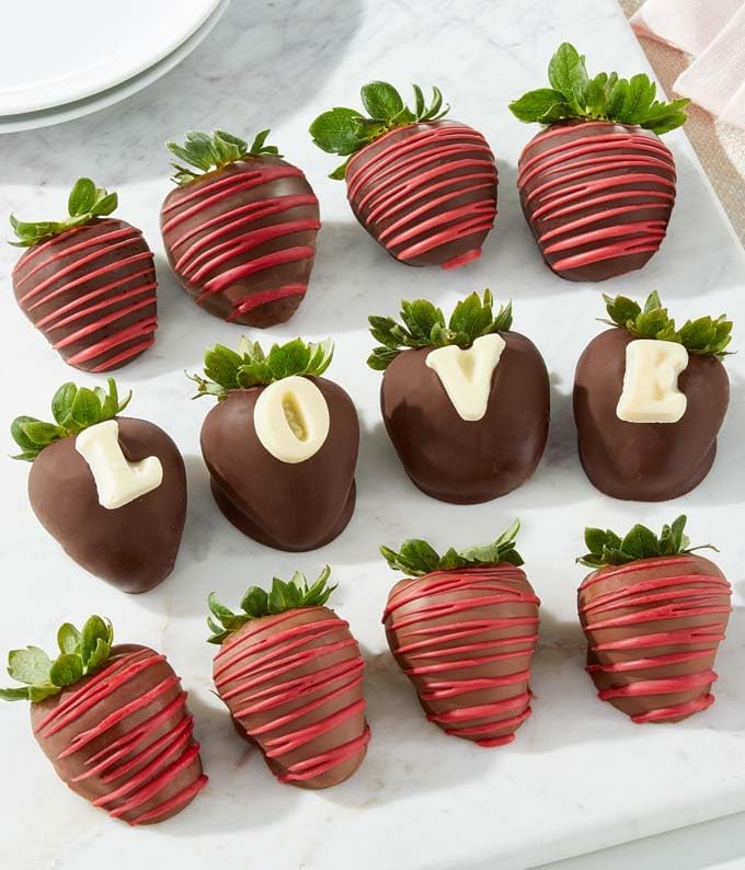 From You Flowers - LOVE Chocolate Covered Strawberry for Birthday, Anniversary, Get Well or Celebration
