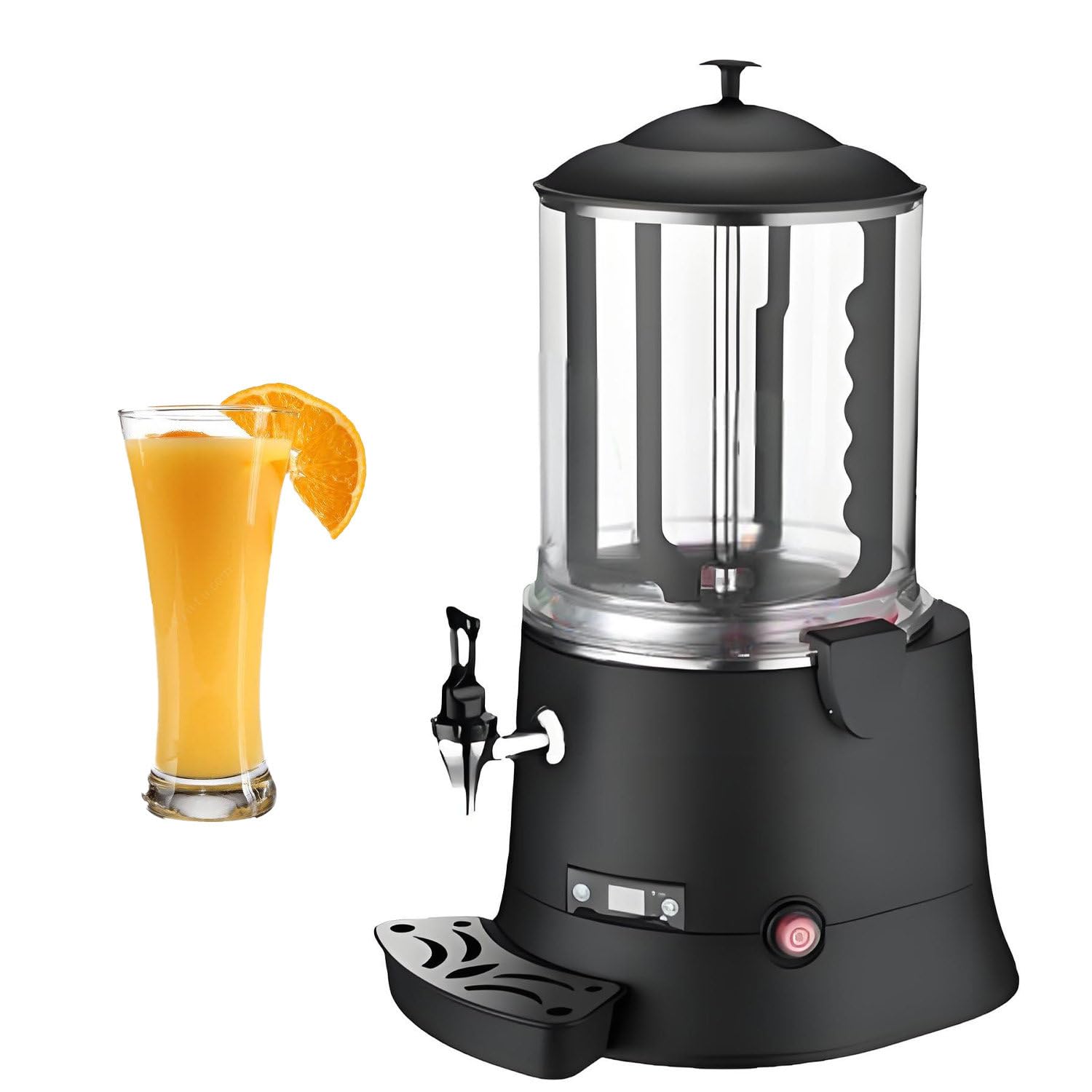 5L/10L Hot Chocolate Dispenser,Detachable,Hot Beverage Warmer Black-10L