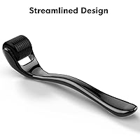 Vista 5 de 540 Titanium Derma Roller For Face Hair Beard，Scalp Derma Roller ，Beard Microneedle Roller，Personal Use Microneedling Roller Microdermabrasion