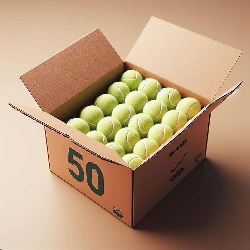 VIV Pelotas de tenis avanzadas a granel, paquete de 30/50/100+ pelotas de práctica que rebotan a presión, 53 pulgadas de alto, duradero, tamaño oficial, pelota de juego para perros, buena para máquinas de entrenamiento de tenis y juegos de niños en todas las canchas