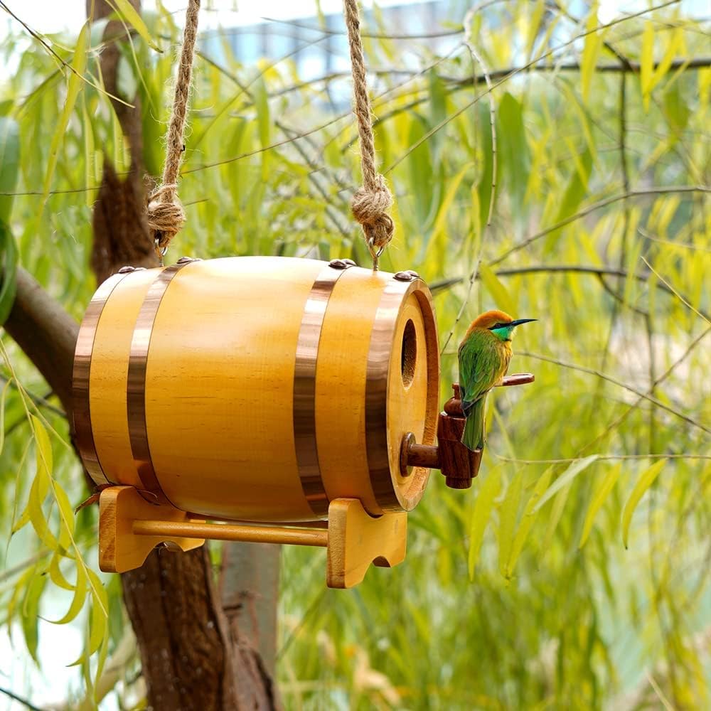 Bird Houses for Outside,Outdoor Bird Houses,Wooden Bird Houses for Outside,Nesting