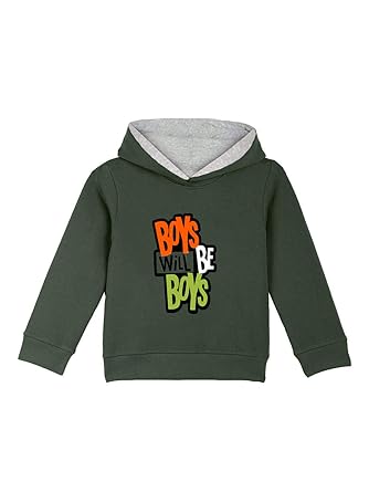 Naughty Ninos Boys Printed Hooded Sweatshirt