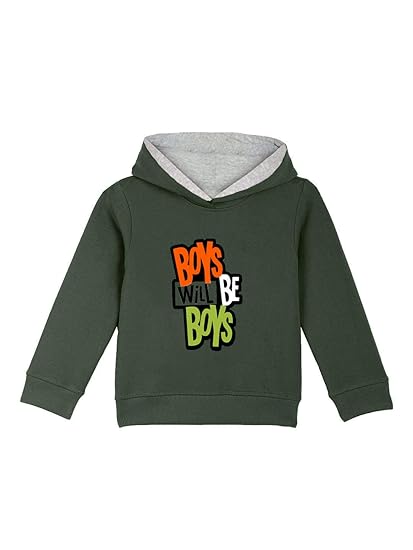 Naughty Ninos Boys Printed Hooded Sweatshirt