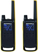 Motorola T470 Talkabout Two-Way Radios: 35-Mile Range, Waterproof IPX4, Rechargeable Walkie Talkies with NOAA Alerts, 2-Pack