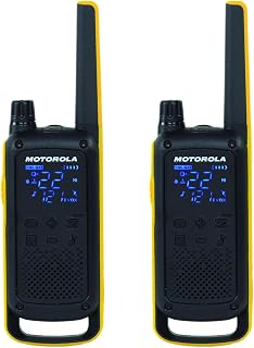 Motorola T470 Talkabout Two-Way Radios: 35-Mile Range, Waterproof IPX4, Rechargeable Walkie Talkies with NOAA Alerts, 2-Pack