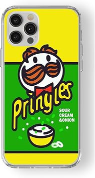 Multitronic iPhone 12 Pro Uyumlu Pringles Tasar m Bask l   effaf K l f