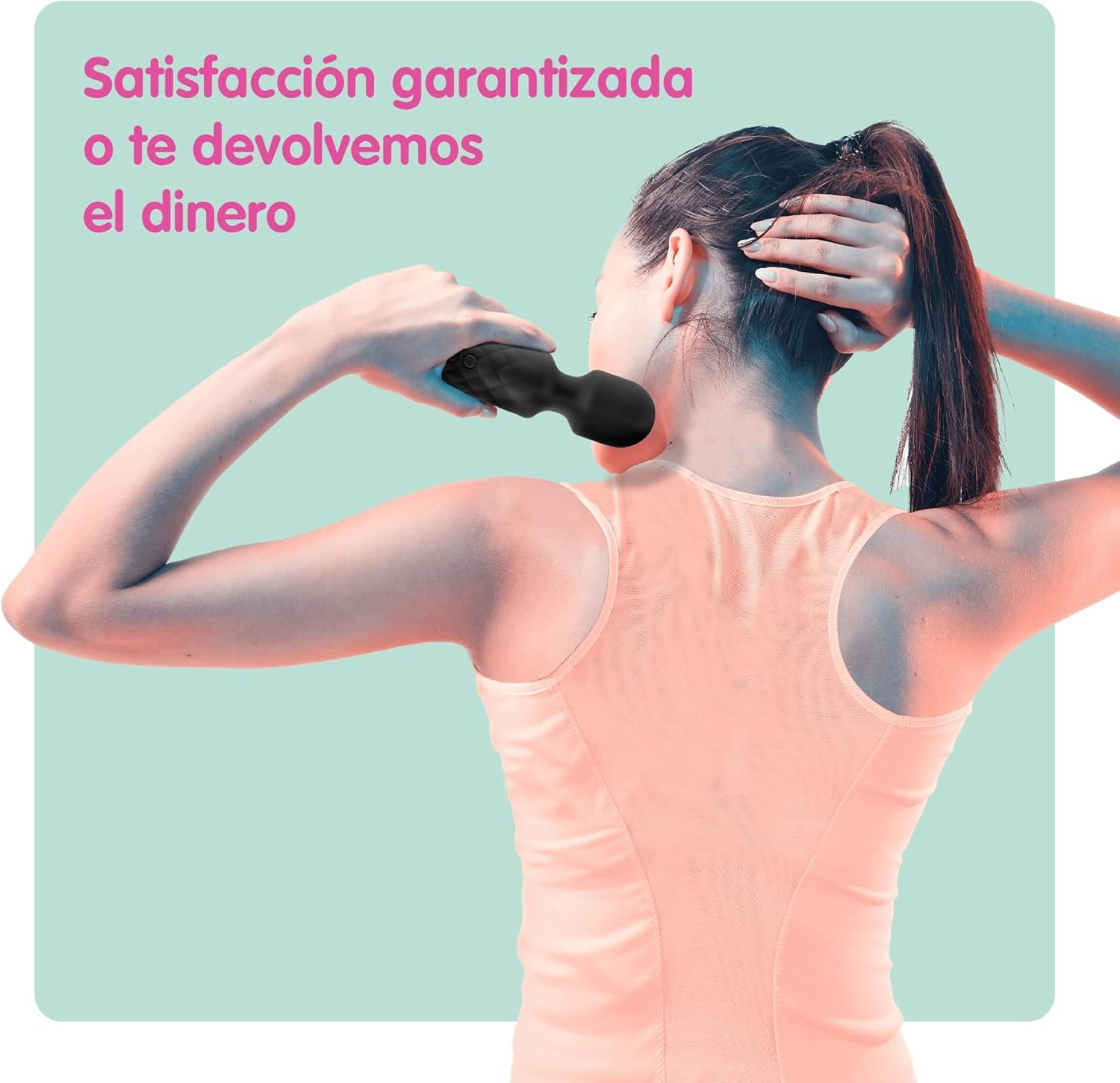 Oliver James Vibrador, Masajeador Eléctrica Recargable - Juguetes eroticos, dispositivo de bienestar sexual para mujeres - Con 20 patrones de vibración y 8 velocidades - Carga por USB (Negro)