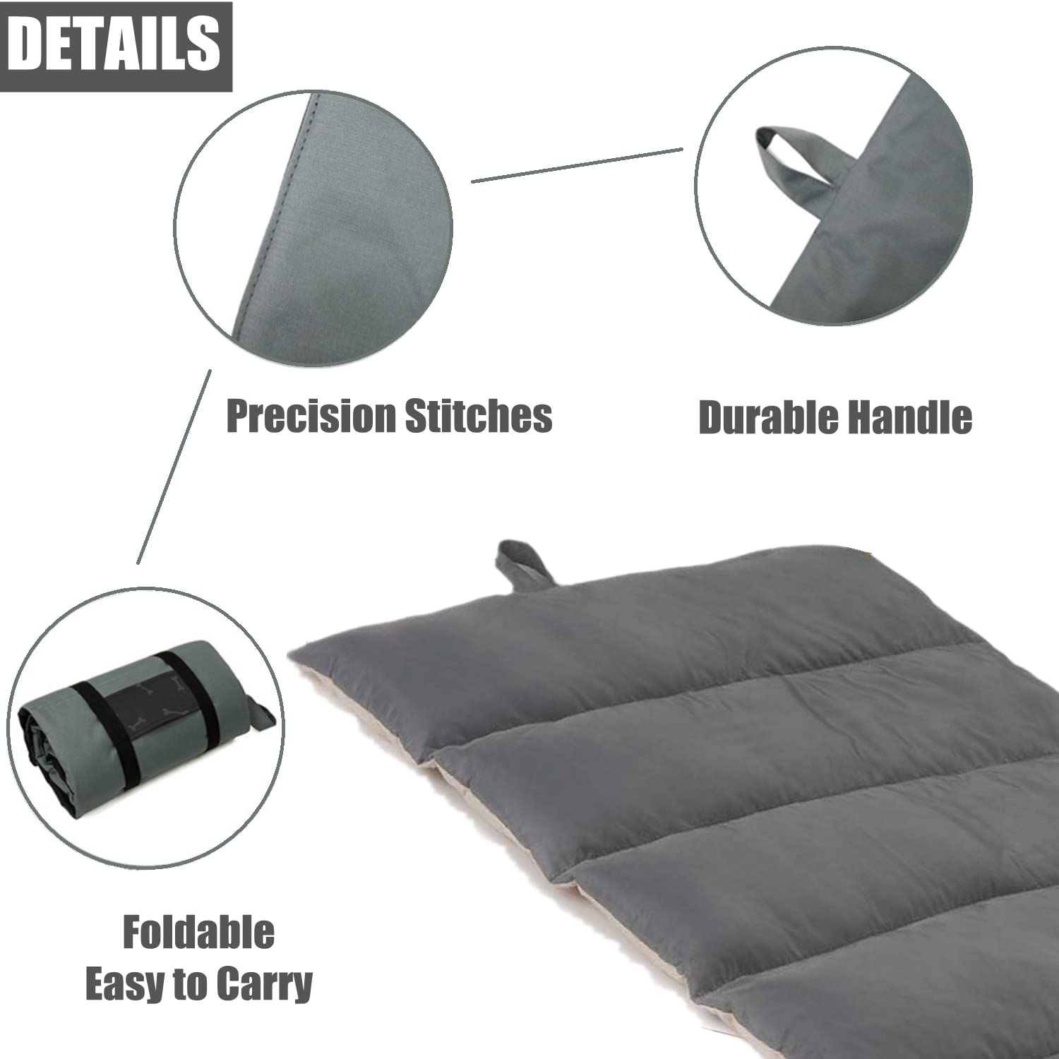 Lit Moelleux Pour Chien/chat - Donut Avec Bordure Surélevée - Lavable, Antidérapant - Taille S (52x42cm) - Bleu