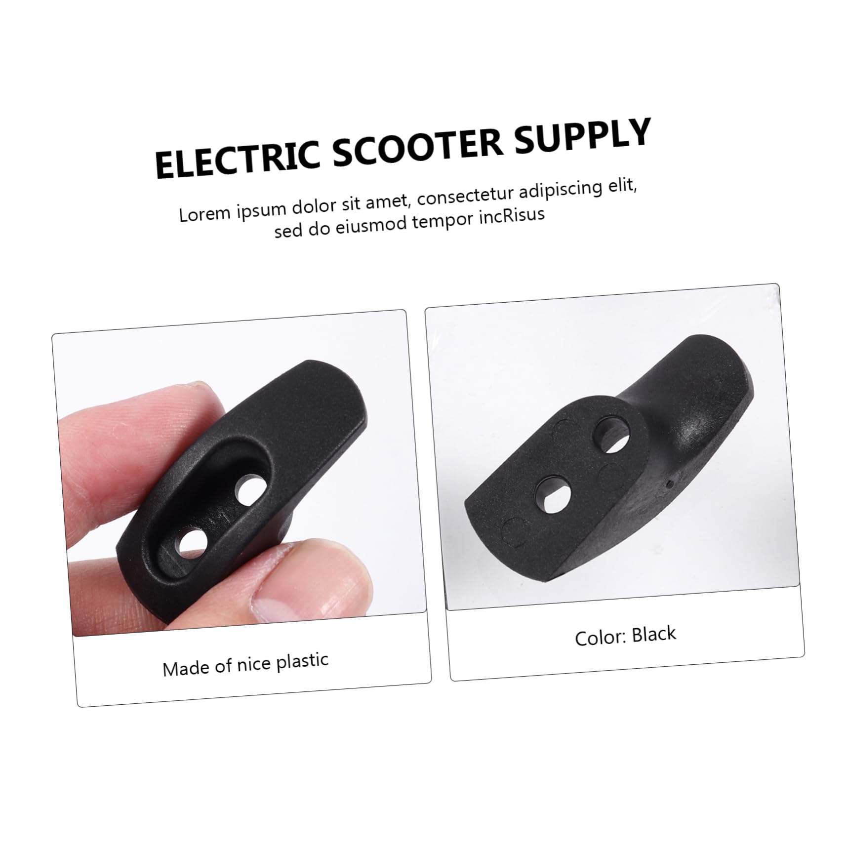 Abaodam Gancio Anteriore per Monopattino Elettrico Metallo Accessorio Robusto per Scooter Facile Installare