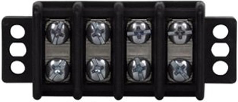 Bussmann TB300-08B Double Row Barrier Terminal Block - 8 Pole, 600V, 30A per Pole, 1 Pack