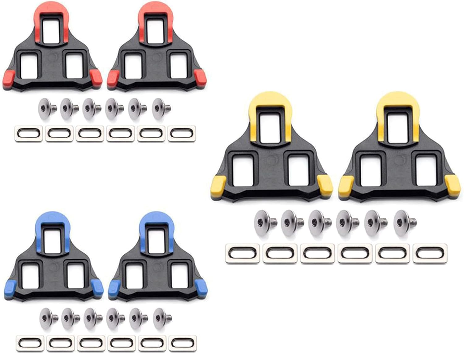 Bicycles Cleat Pedal Road Bike Pedal Cleat with Screws Cycling Pedals Shoes Cycling Accessories Bike Easily Install Bicycles Accessory