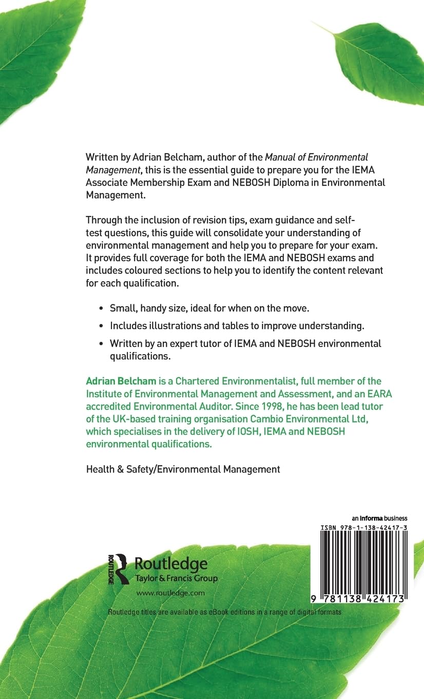 Environmental Management: : Revision Guide for the IEMA Associate Membership Exam and NEBOSH Diploma in Environmental Management