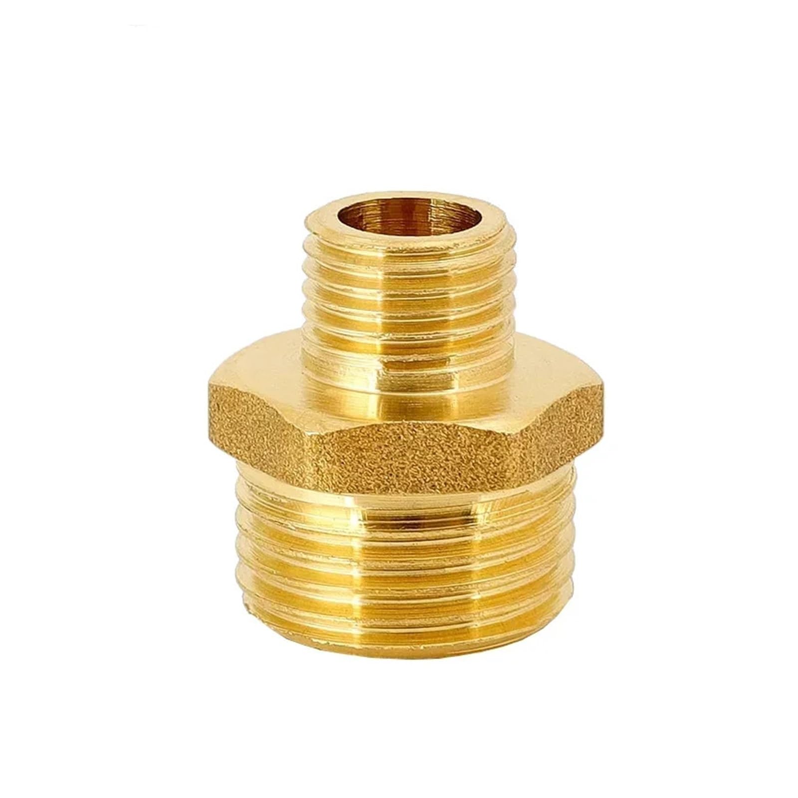 ICXLPMC M22 M24 M26 M27 M28 M30 M35 1/2" 3/4" 1" Male Thread Brass Pipe Fitting Nipple Connector Reducer(M30x1.5-BSP1I2) ICXLPMC