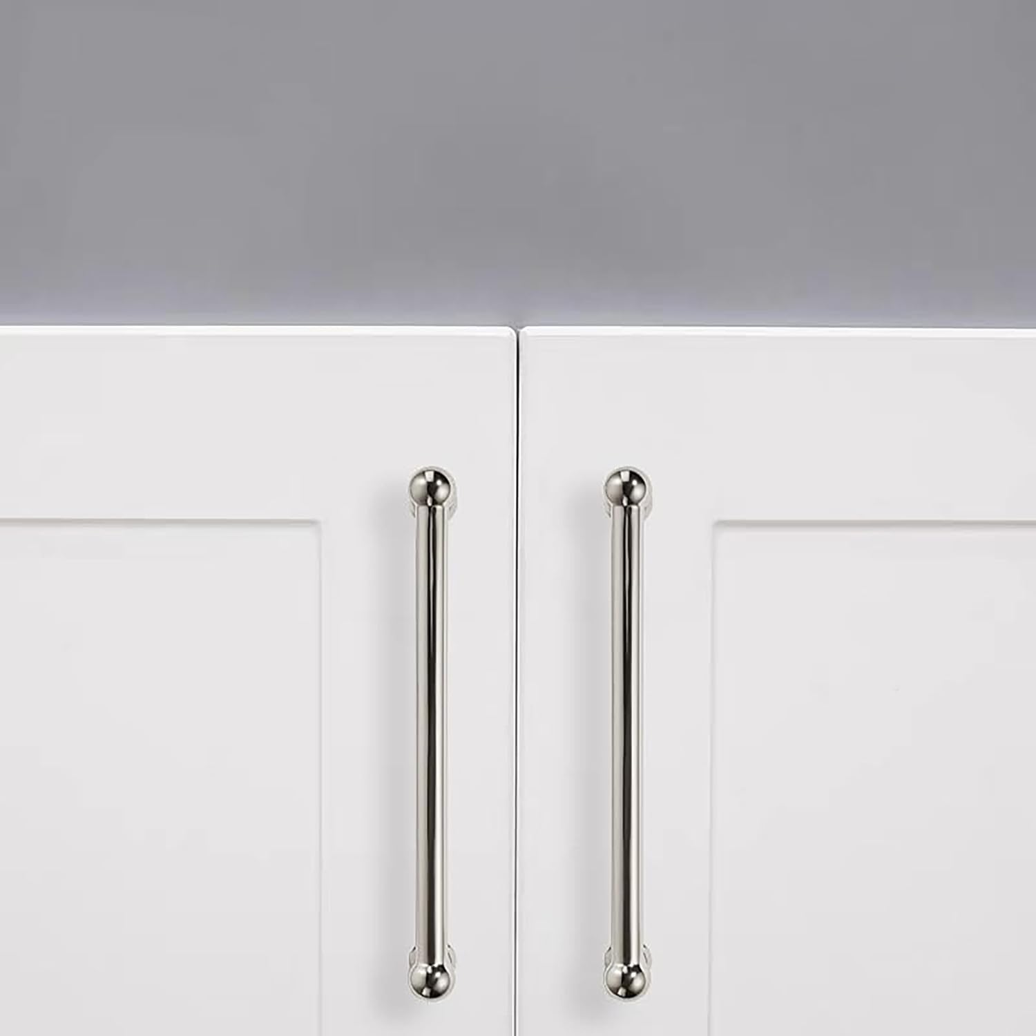 1 Pack 12 Inch Hole Center Appliance Pulls Polished Nickel Cabinet pulls 100% Solid Heavy Duty Dresser Pulls Cabinet Drawer Pulls for Kitchen Cupboard Hardware