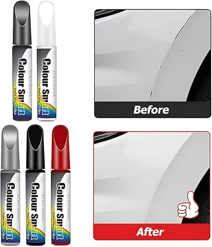 Miniatura 4 de Pintura de retoque para automóvil, bolígrafo de pintura de relleno dos en uno para reparación de arañazos menores automáticos, bolígrafo removedor