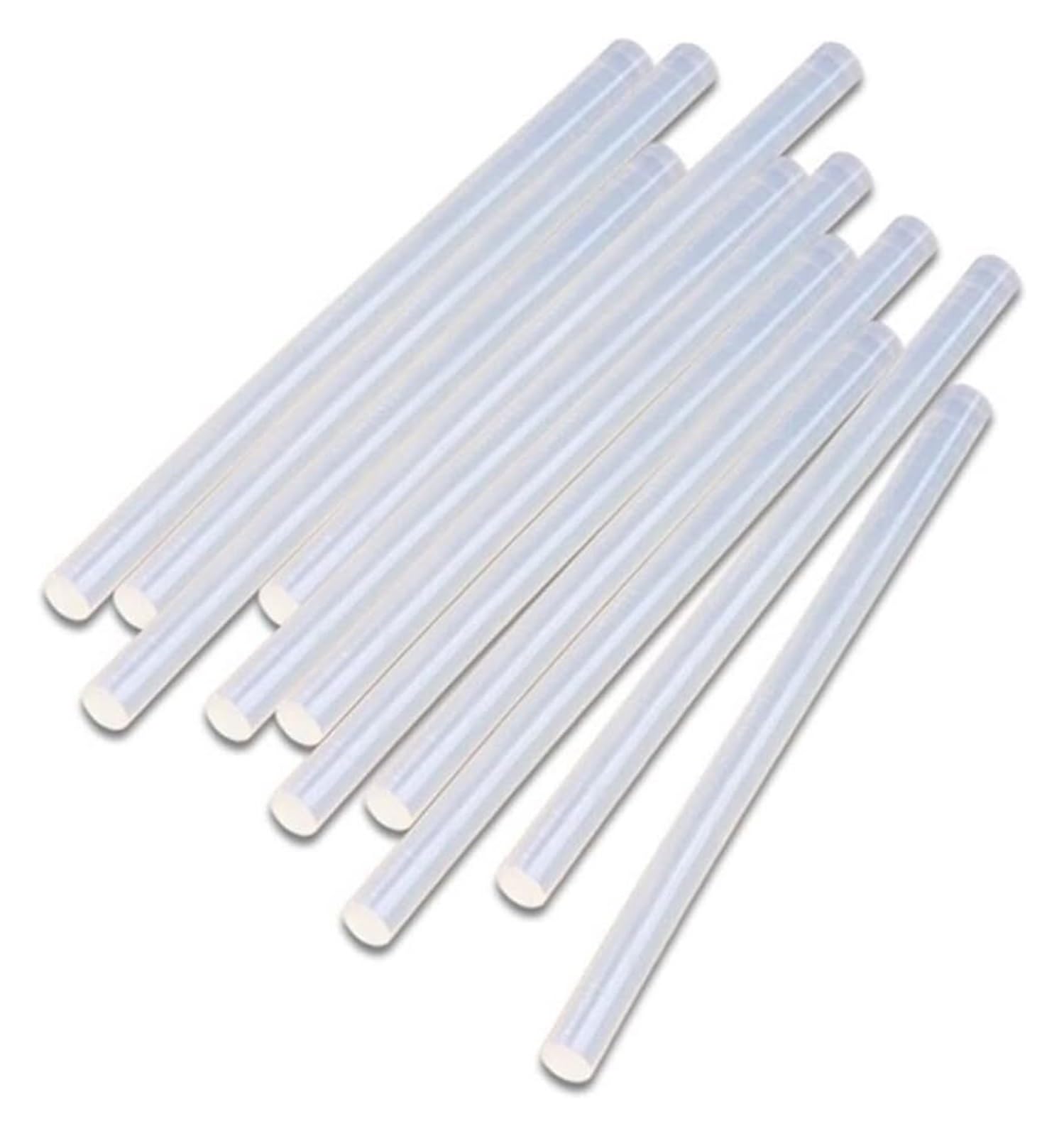 Stick di colla a caldo, Stick di colla a caldo Adesivo in lega hot-melt Trasparente varie dimensioni 5-50 pezzi Riparazione termica(50 Pieces,11mmx300mm)