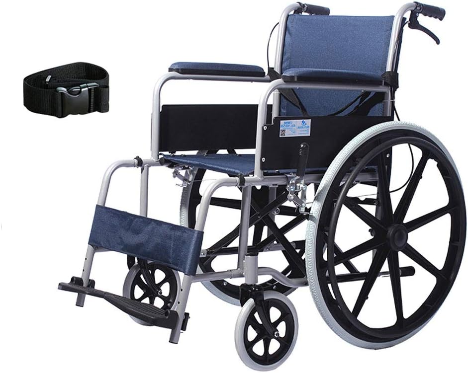 sedia a rotelle pieghevole per il trasporto