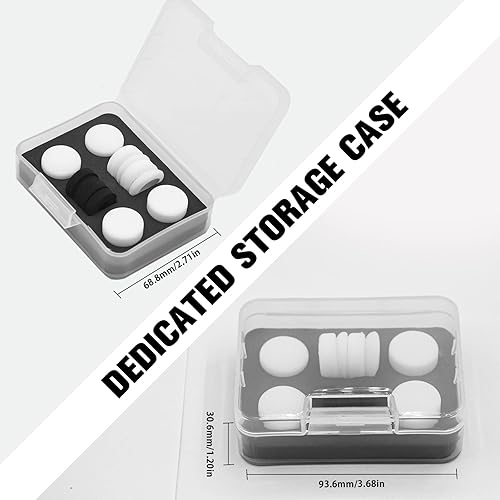 Miniatura 7 de ShiMa Owl Control de agarre para el pulgar Gamepad elevado, antideslizante para el pulgar y palillos para PS54, Switch Pro, anillos de precisión (4