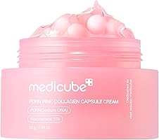 medicube Salmon DNA PDRN Pink Collagen Capsule Cream, Face Moisturizer | Lightweight Moisturizing Cream | PDRN,...