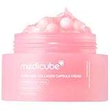 Salmon DNA PDRN Pink Collagen Capsule Cream, Face Moisturizer | Lightweight Moisturizing Cream | PDRN, Niacinamide for Uneven Skin Tone, Glow hydration | Korean Skin Care 1.94 oz