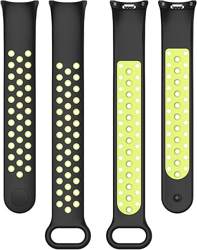 Miniatura 5 de Disscool Muñequeras de repuesto compatibles con Xiaomi Band 8 Mi Band 8, correa de muñeca ajustable de silicona suave de 0.728 in con liberación