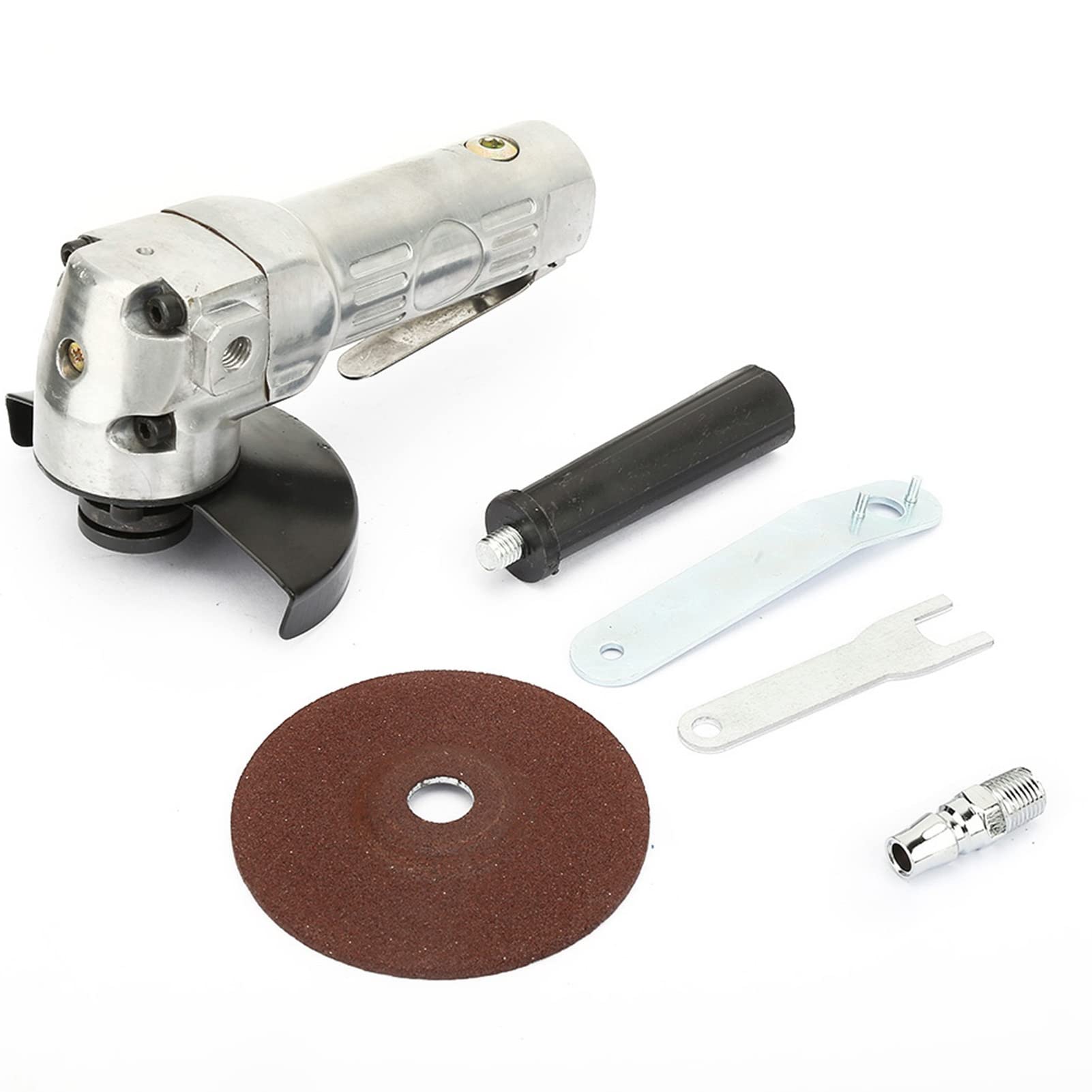 Generic Pulidora de Amoladora Angular de Aire de 4" con Cuerpo de Aleación de Aluminio para Automoción y Maquinaria, Herramienta de Molienda Neumática de 11000 Rpm