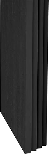 Miniatura 244 de Mesa consola contemporánea con parte superior de madera de hormigón de inspiración industrial, armario de almacenamiento de acento para sala de Gris