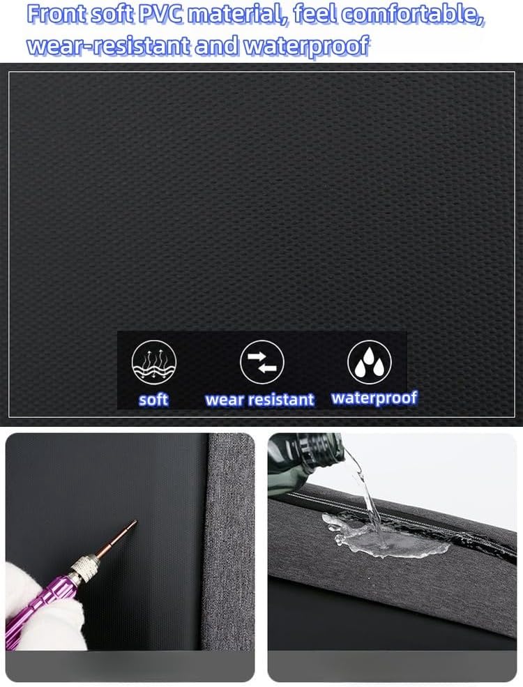 Hard Shell Business Backpack Travel Laptop backpack USB port backpack Daily laptop backpack Waterproof travel backpack (Blue) - Image 5