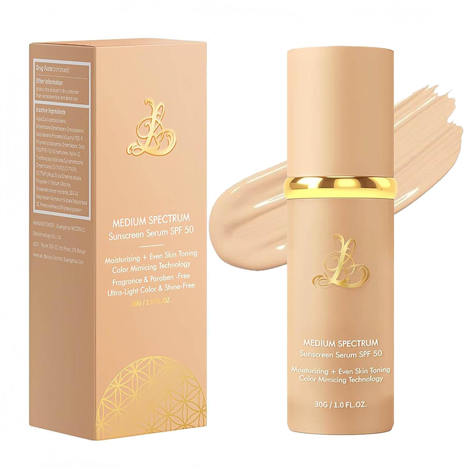 Rise 4 In 1 Color Changing Luxus Foundation,Medium Spectrum Foundation Makeup, Waterproof & Hydrating,Full Coverage & Long Lasting (Pack of 1) Rise 4 In 1 Color Changing Luxus Foundation,Medium Spectrum Foundation Makeup, Waterproof & Hydrating,Full Coverage & Long Lasting (Pack of 1)