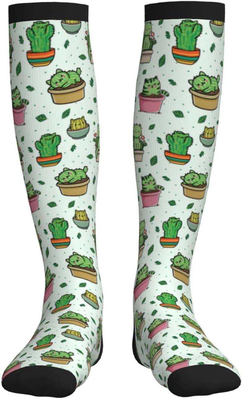 Compression Socks Knee High Support Socks Women Circulation Stockings for Athletic Running Cycling Flying - Image 6