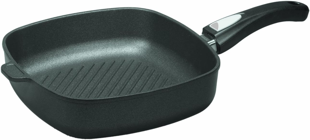 Woll Nowo 26 cm Square Griddle Pan with Detachable Handle